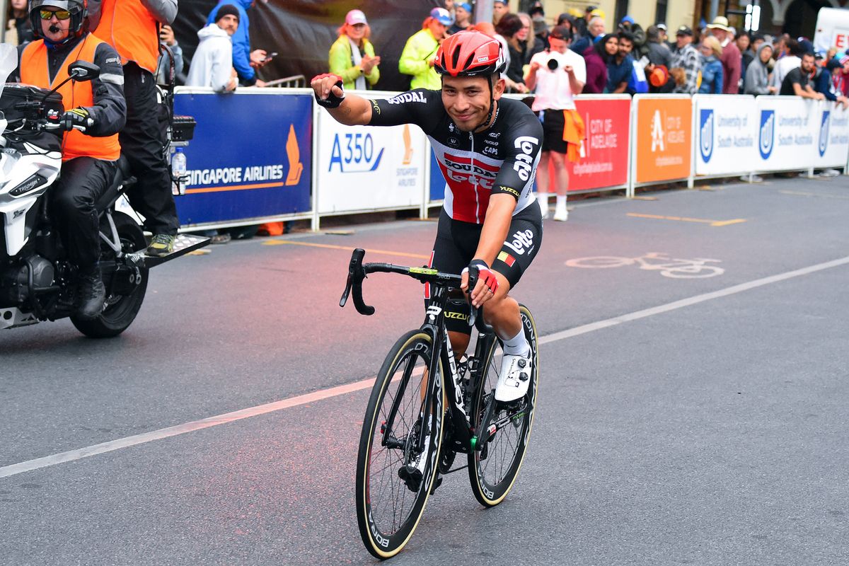 The first win of the year for Caleb Ewan (Lotto Soudal) at the 2020 Schwalbe Classic circuit race in Adelaide, Australia