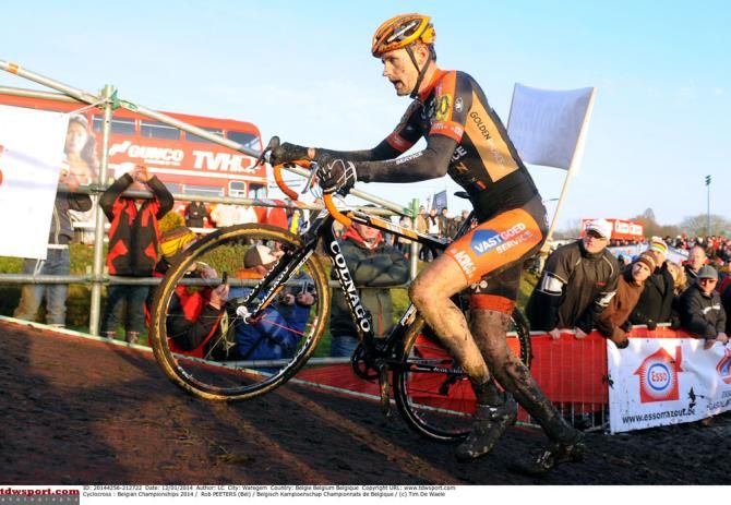 Rob Peeters (Vastgoedservice-Golden Palace Cycling Team) on his way to second place