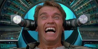 Arnold Schwarzenegger total recall grimace