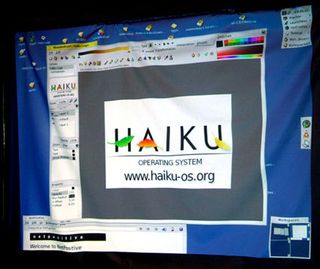 Haiku's OS developers showed off their new operating system at the Southern California Linux Expo. The devs say the OS is in pre-alpha stage and people are welcome to download VMWare images to test it out.