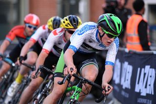Rory Townsend leads the break, Tour Series 2016, Stoke-on-Trent