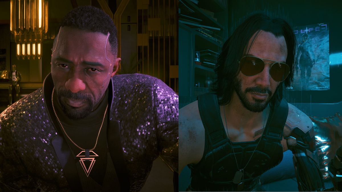 You can now party with Keanu Reeves and Idris Elba in Cyberpunk 2077