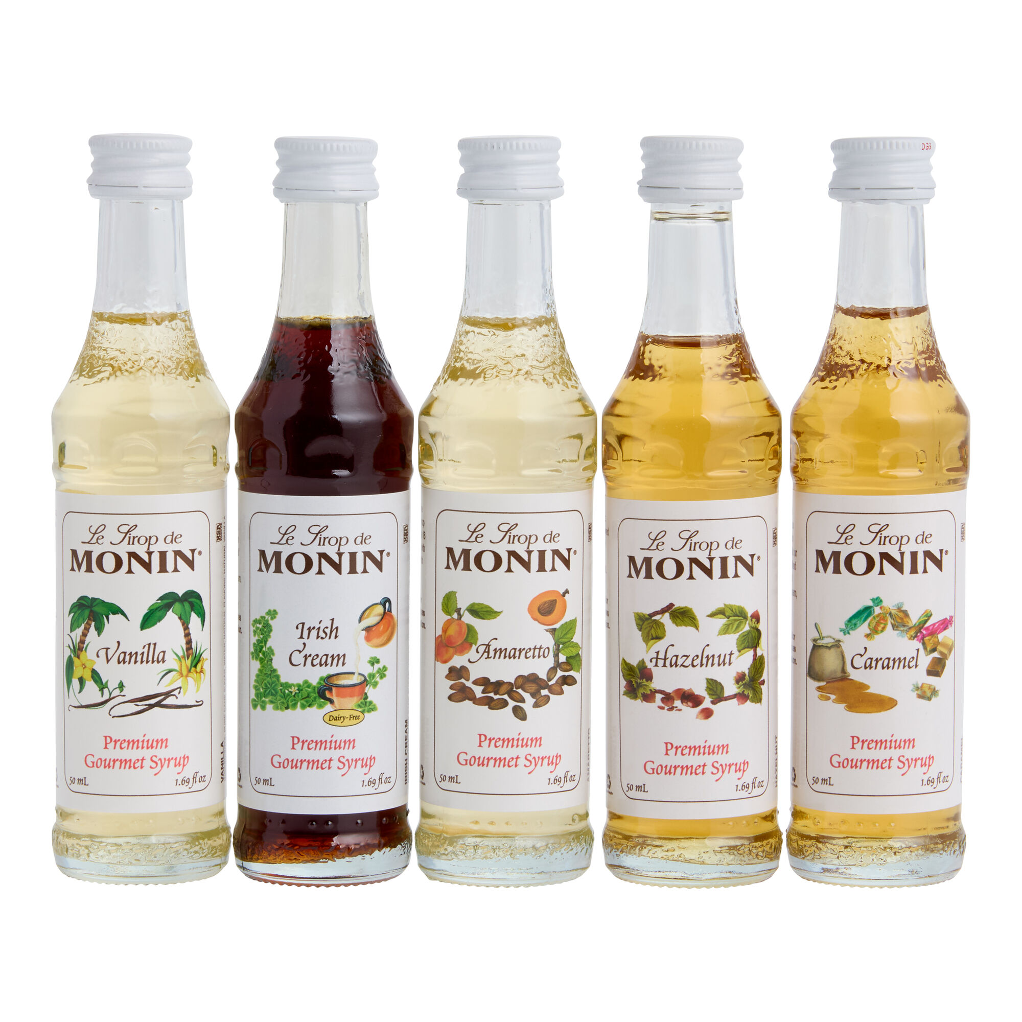 Monin flavored syrups