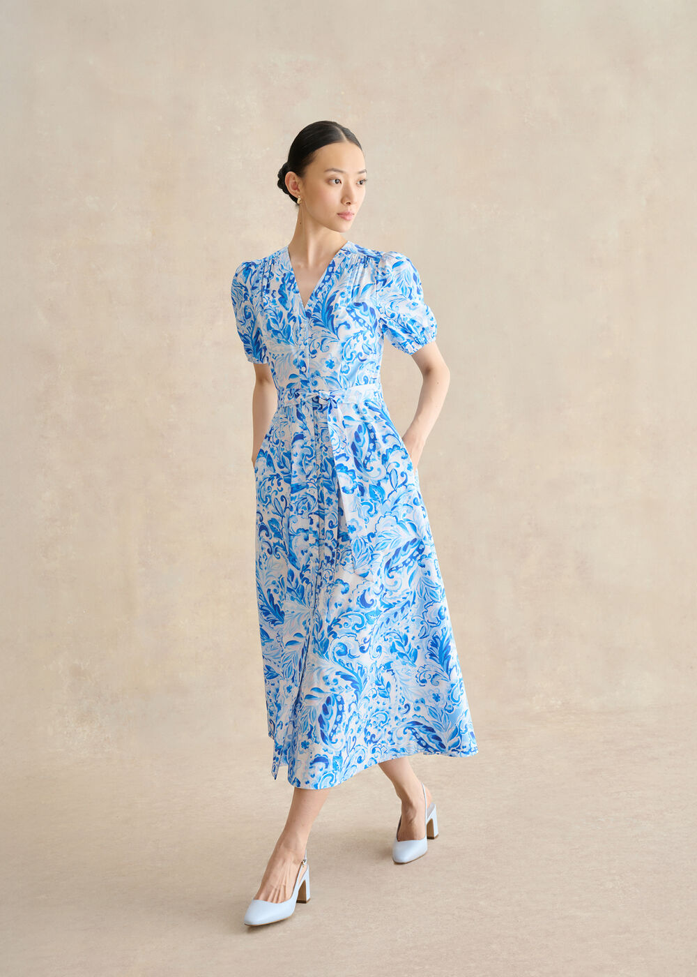 Libby Cotton Paisley Dress