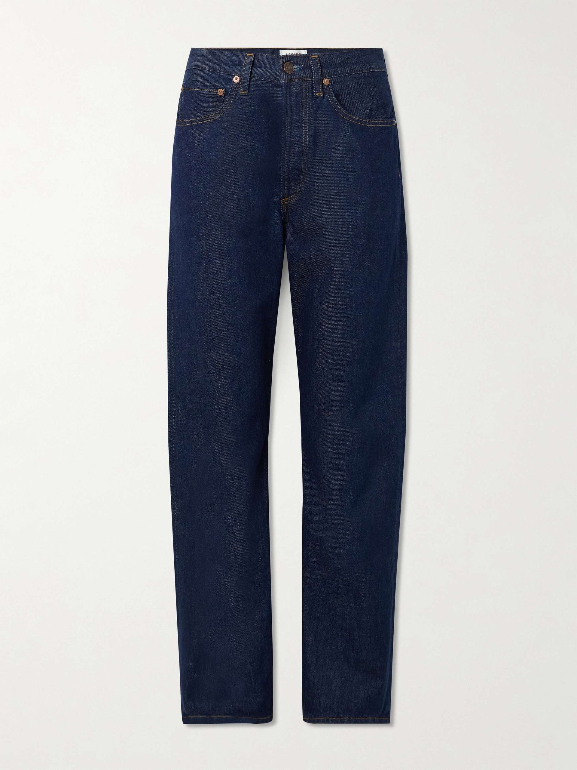 Kelly Mid-Rise Straight-Leg Jeans