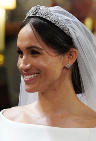 Meghan Markle on her 2018 wedding day