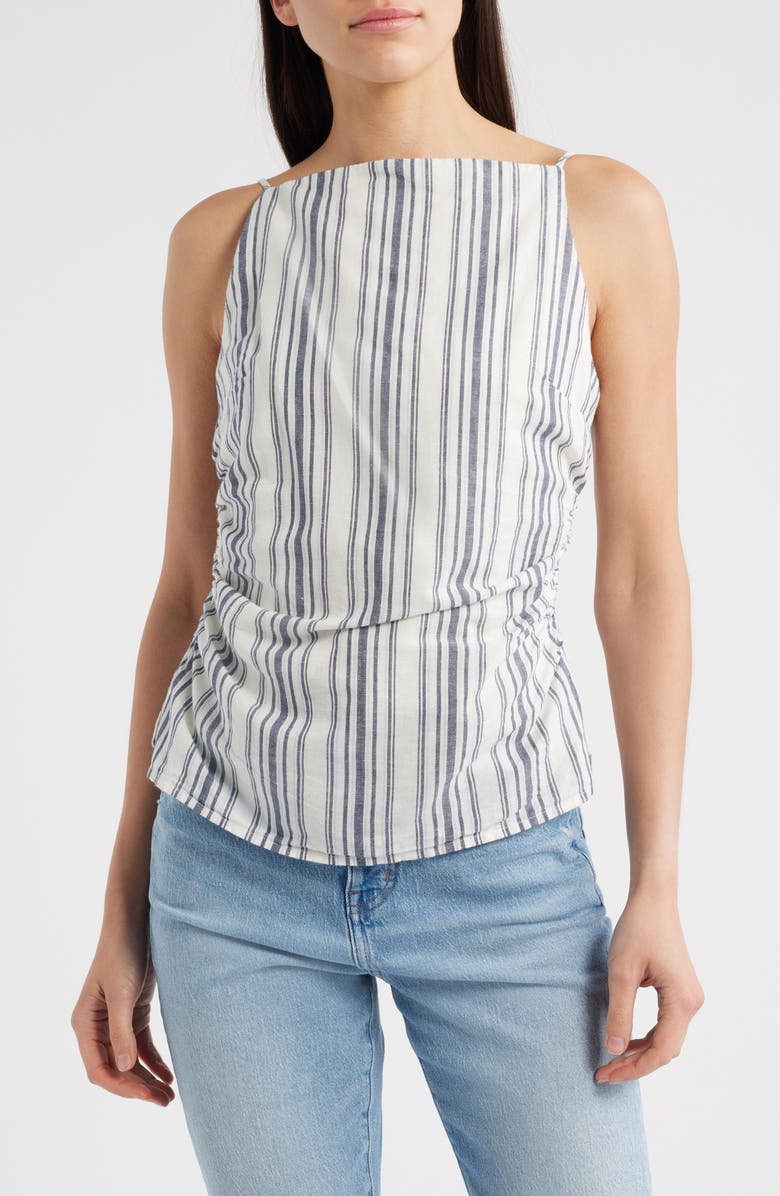 Ruched Square Neck Tank