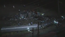 derailed train