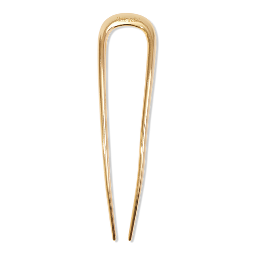 Metal French Hair Pin - Gold