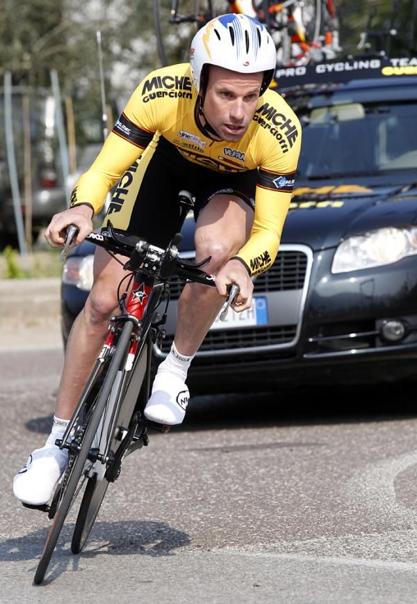 Stefan Schumacher (Miche) took 8th in the time trial