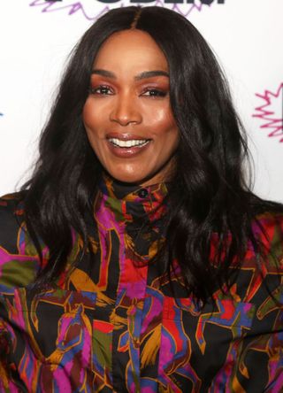 Angela Bassett poses at the opening night of a musical in New York City in 2024