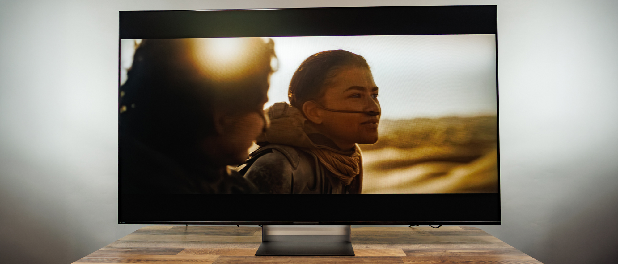 Sony Bravia 9 II TV on a desk