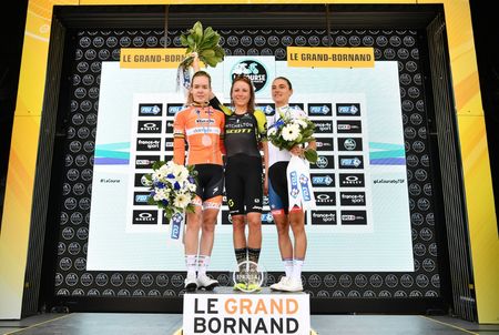 The La Course podium