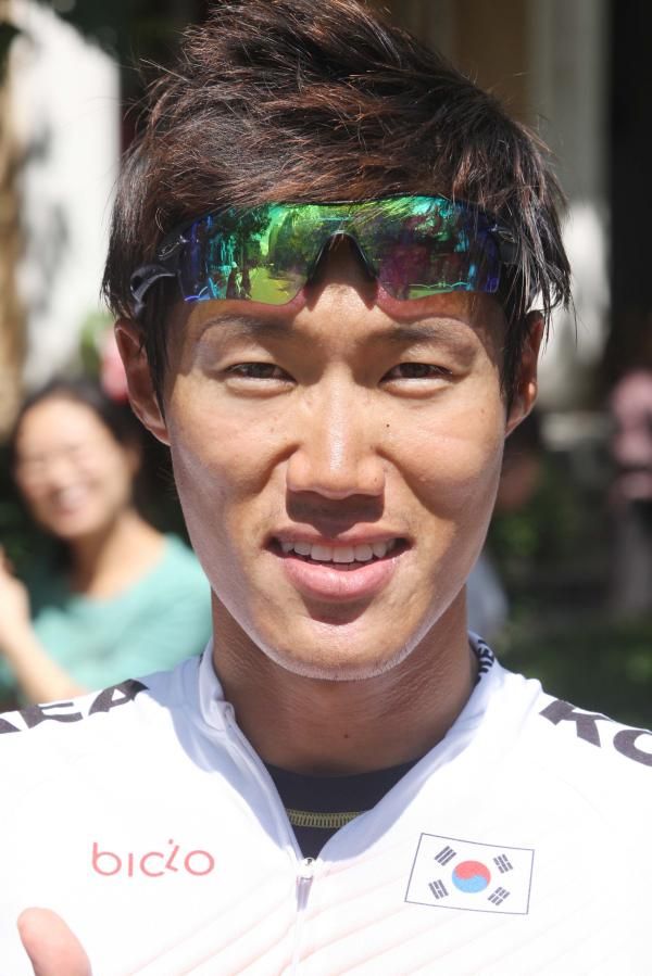 Jang after the stage was a happy man.
