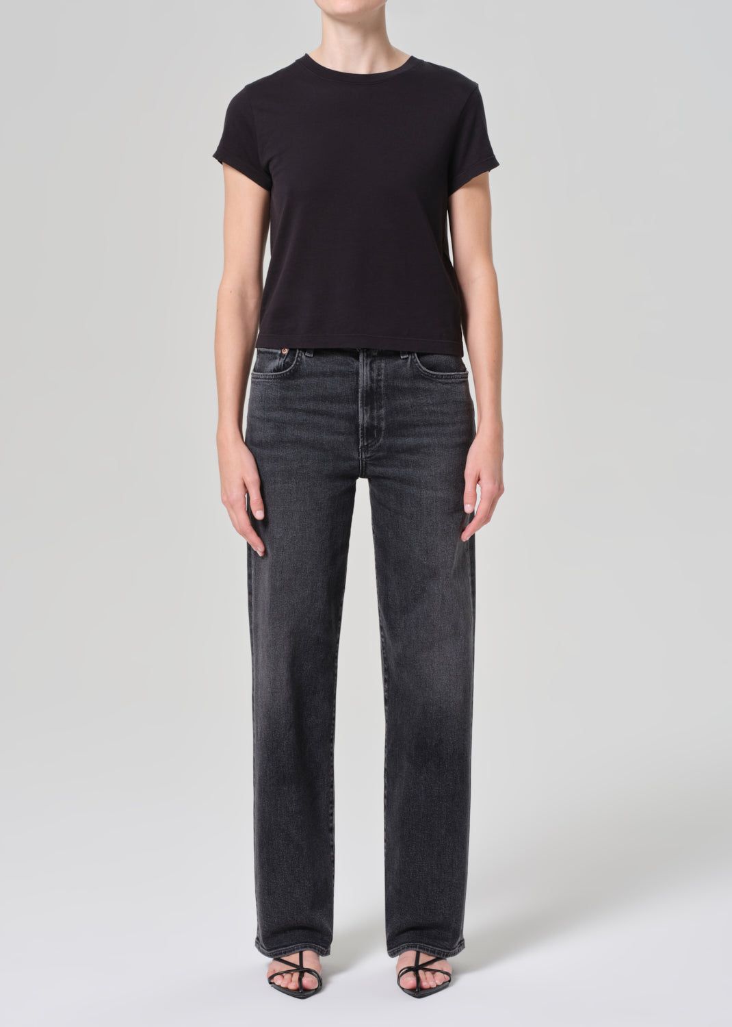 Harper Straight Jean (weightless Stretch) in Hush - 23 / Hush