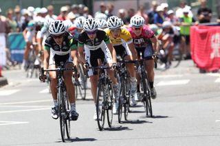 The GreenEDGE women were aggressive at the front throughout the race