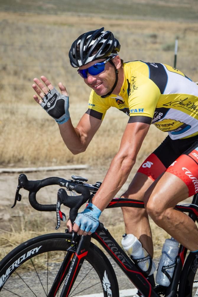 Jure Kocjan (SmartStop) happy to be in yellow today