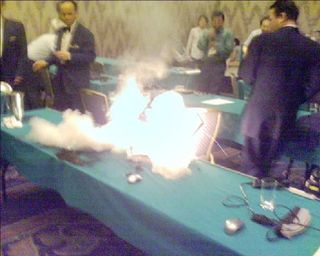 Exploding Laptop