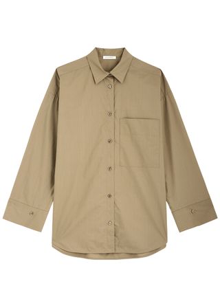 By Malene Birger, Derris cotton-poplin shirt