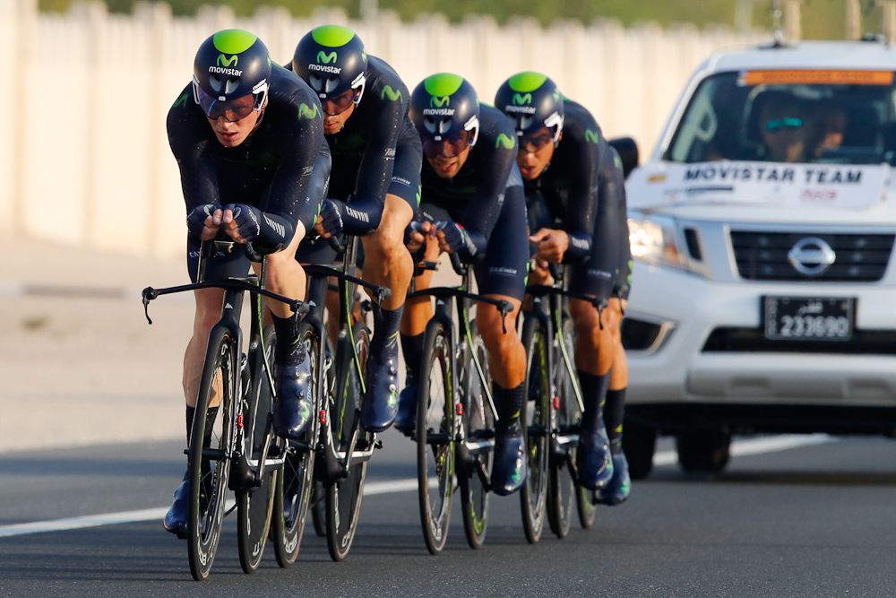 Movistar Team finished sixth in the Worlds TTT