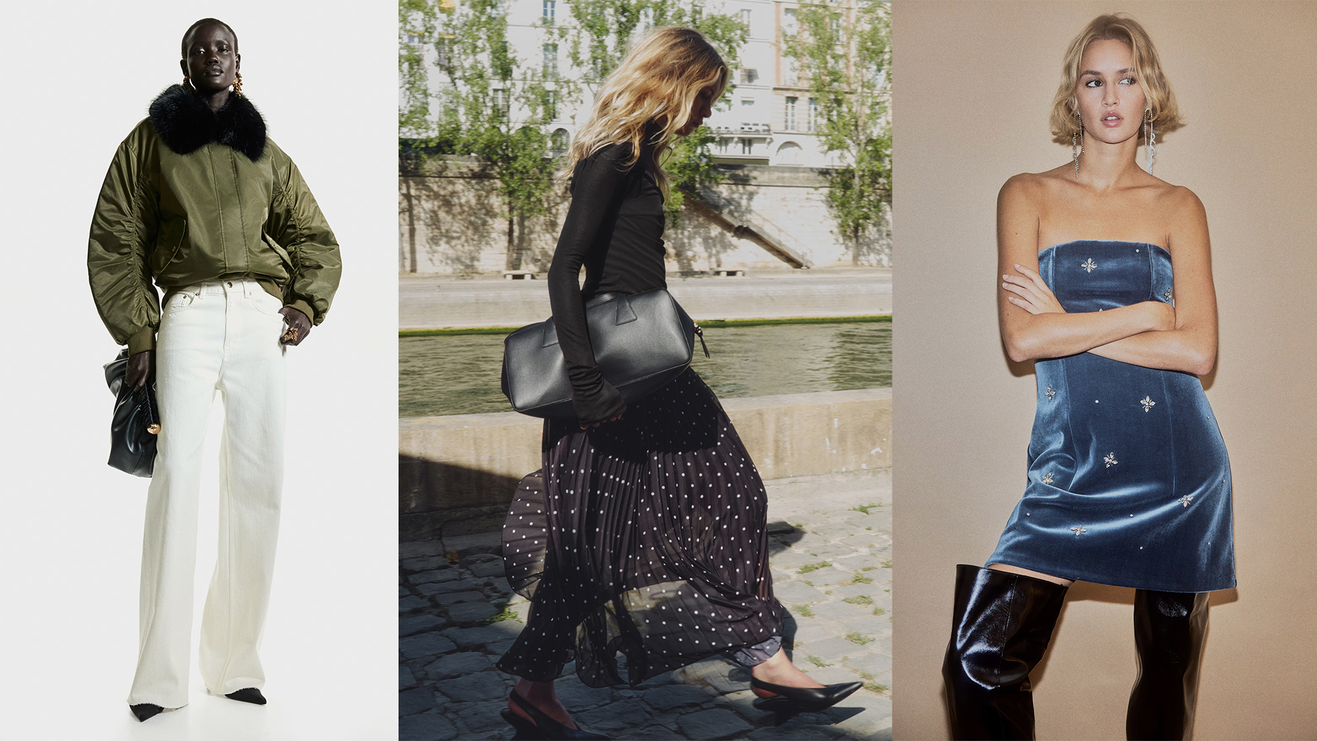 H&amp;M models wear Wholesale Replica Bag
clothing arrivals for November