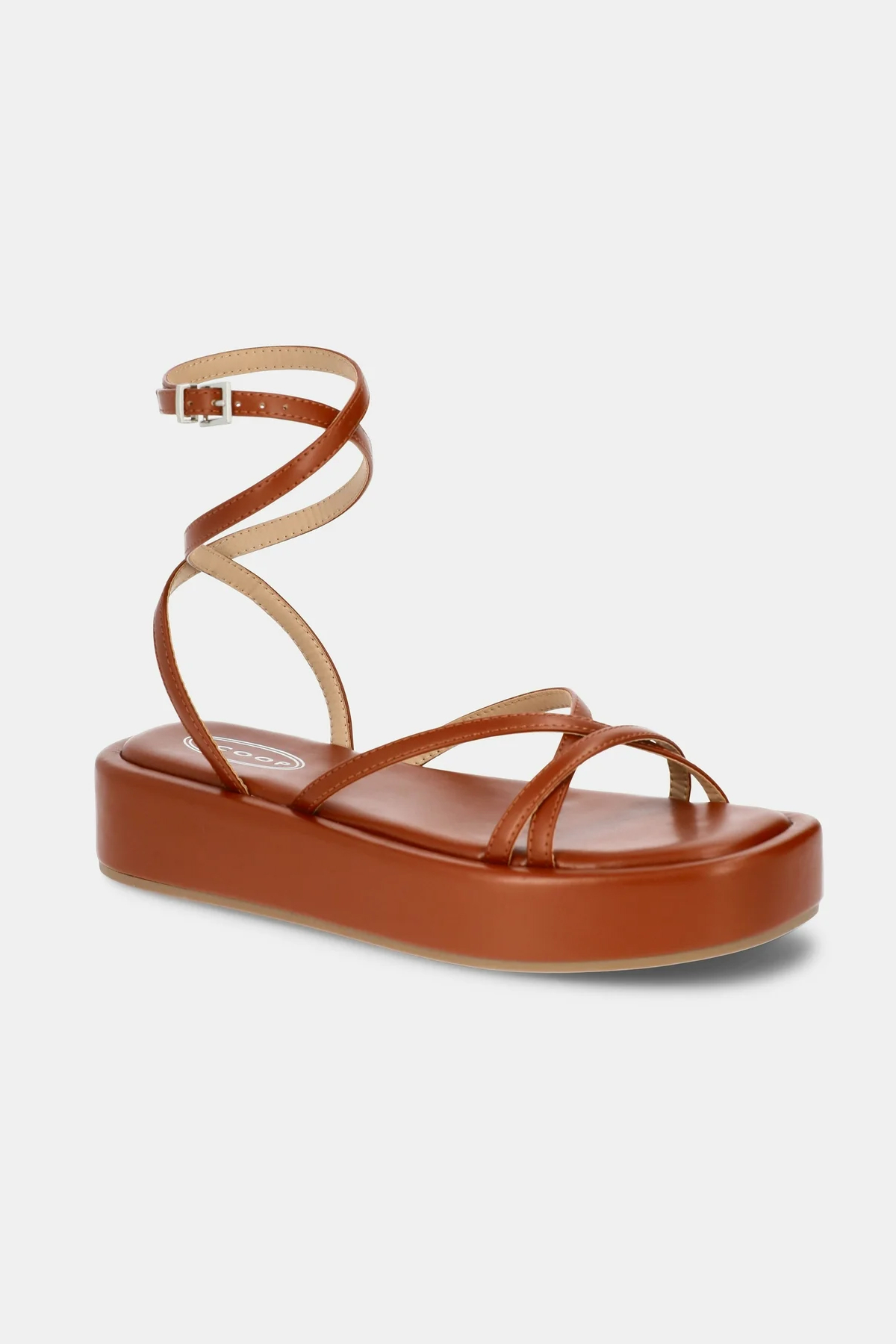 Scoop Women's Platform Strappy Sandals With Adjustable Strap