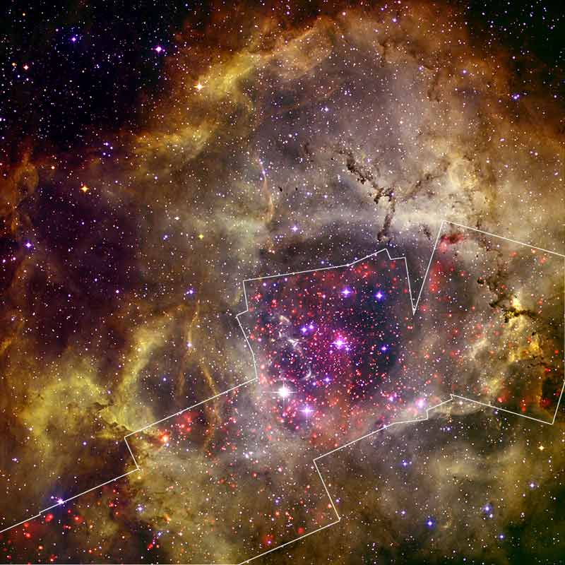 Rosette Nebula Sparkles In New Photo