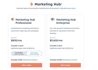 HubSpot pricing February 2025