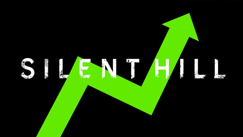 Silent Hill Logo with stocks going up