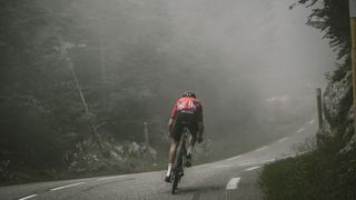 A racer in Netflix&#039;s Tour de France: Unchained season 2.