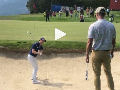 Rory McIlroy Gives Justin Timberlake A Bunker Lesson