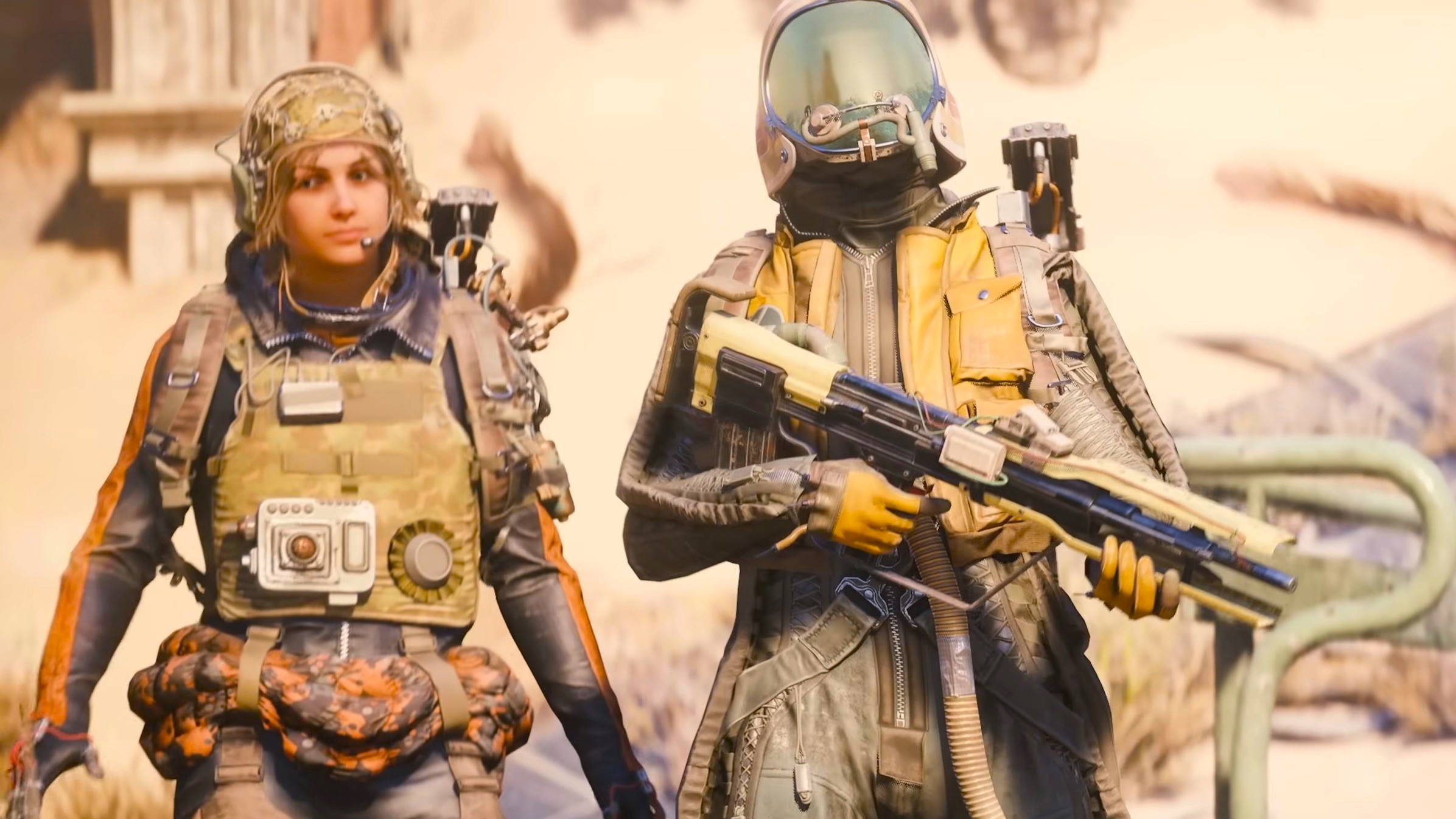 A screenshot taken from ARC Raiders&#039; official preorder trailer.