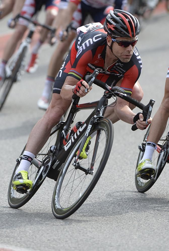 Cadel Evans (BMC) made it through the stage unscathed