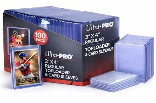 Ultra Pro 3" X 4" Clear Regular Toploaders