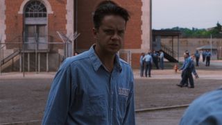 Tim Robbins as Andy in The Shawshank Redemption