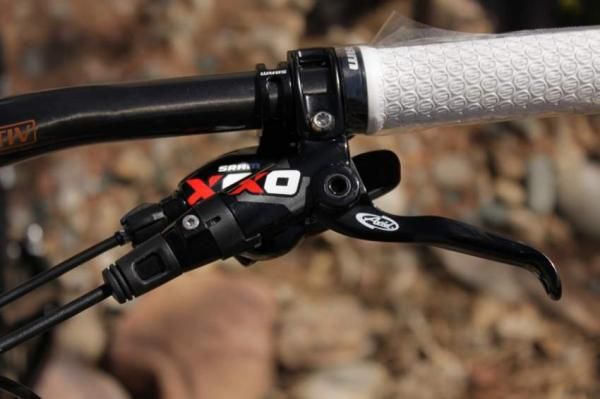 X0 brake TaperBore brake and 2x10 shifter, the new brake will replace this year's CR Mag model.