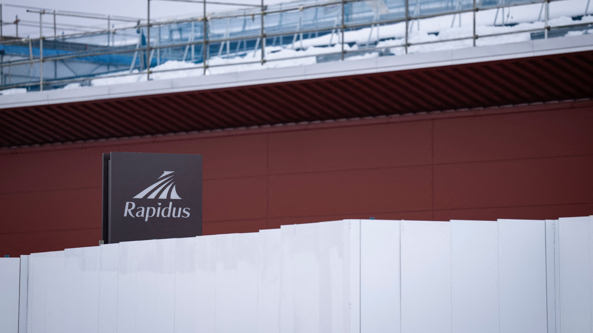 Rapidus semiconductor manufacturing plant under construction in Chitose, Hokkaido 