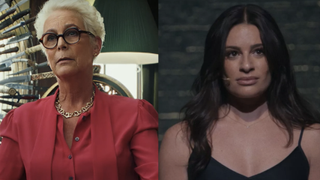 Jamie Lee Curtis and Lea Michele side by side