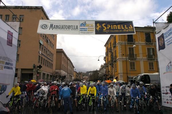 It was a wet start for stage 2, but the skies later cleared.