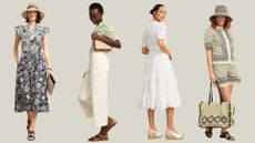 four models wearing Hobbs holiday shop