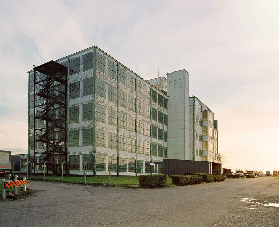 Large factory building