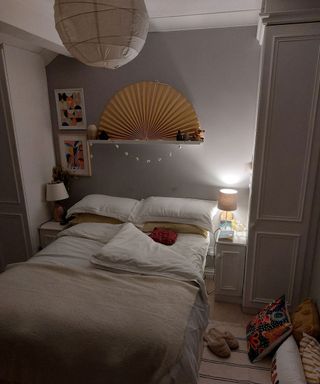 bed in millie's bedroom