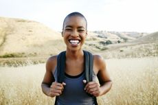 Fitness tips: A woman hiking