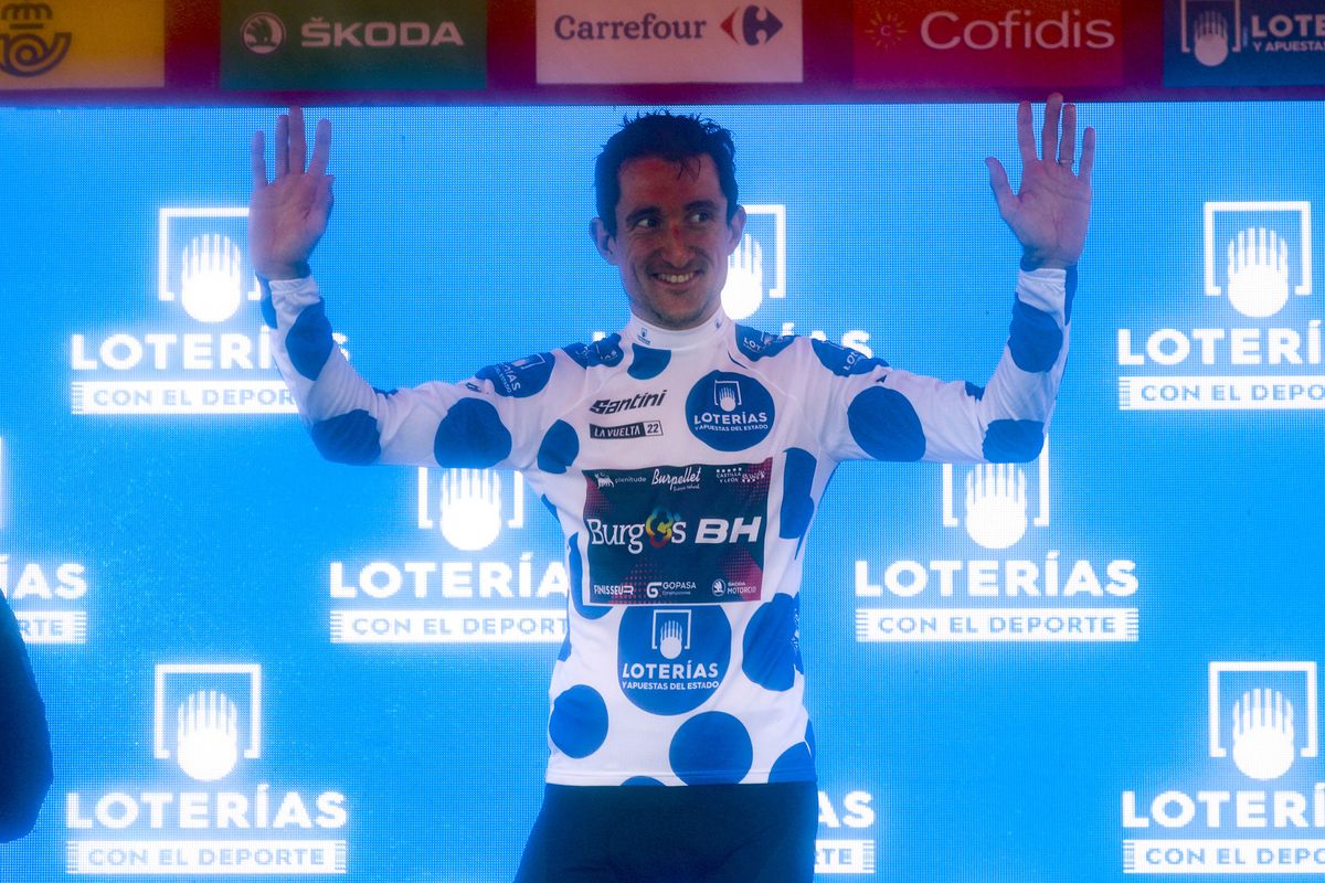 Vuelta Espana 2022 - 77th edition - 6th stage - Bilbao - Pico Jano 181,2 km - 25/08/2022 - Victor Langellotti (MCO - Burgos - BH) - photo Luis Angel Gomez/SprintCyclingAgency&Acirc;&copy;2022
