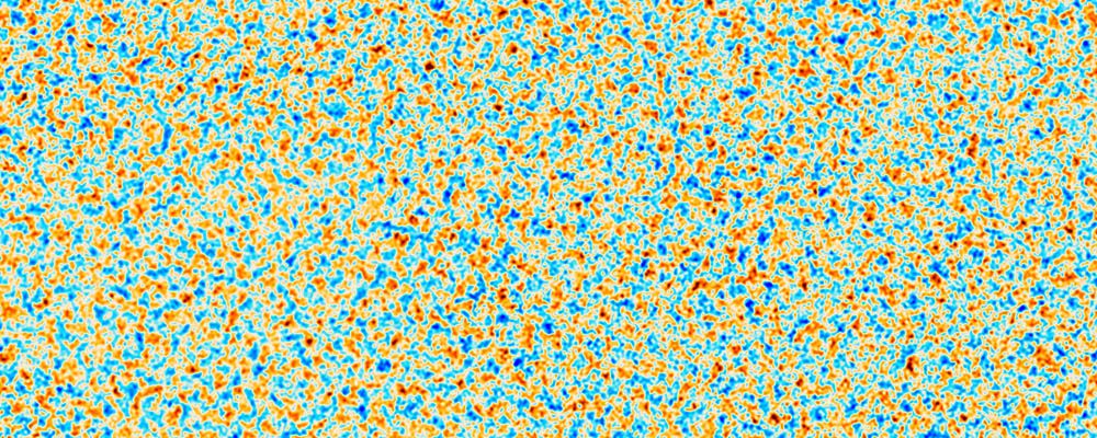 A portion of the Atacama Cosmology Telescope&#039;s new image of the cosmic microwave background