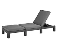Daytona Graphite Plastic Sun Lounger | WAS £130, NOW £65