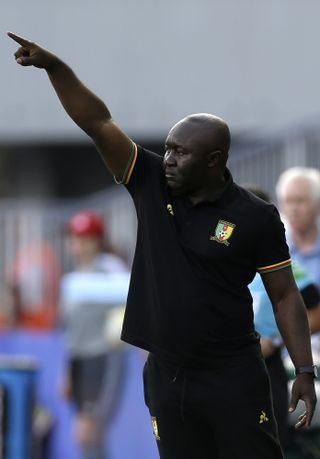 Cameroon head coach Alain Djeumfa