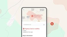 Google Maps Wildfire update