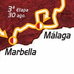 2010 Vuelta a España stage 3 map