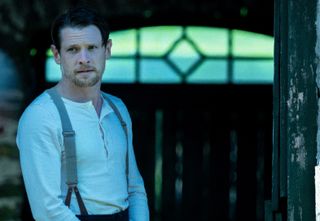 Jack O'Connell as the gardener/lover Oliver Mellors.